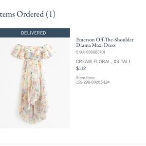 Abercrombie & Fitch Cream Pink Ruffled Tiered Sundress